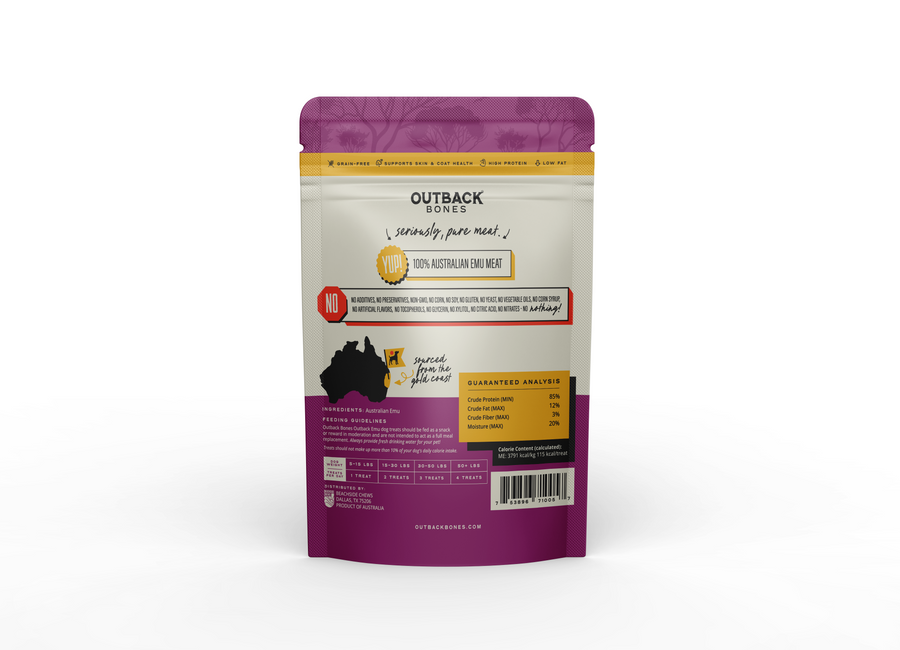 Emu Jerky Strips