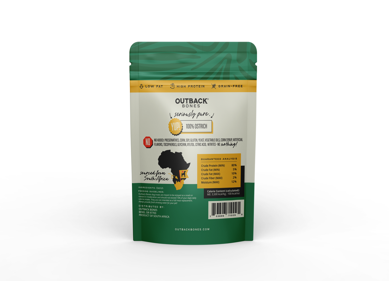 Prime Ostrich Jerky Strips