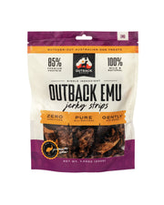 Emu Jerky Strips - front of pack