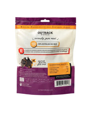 Emu Jerky Strips - back of pack, ingredient panel