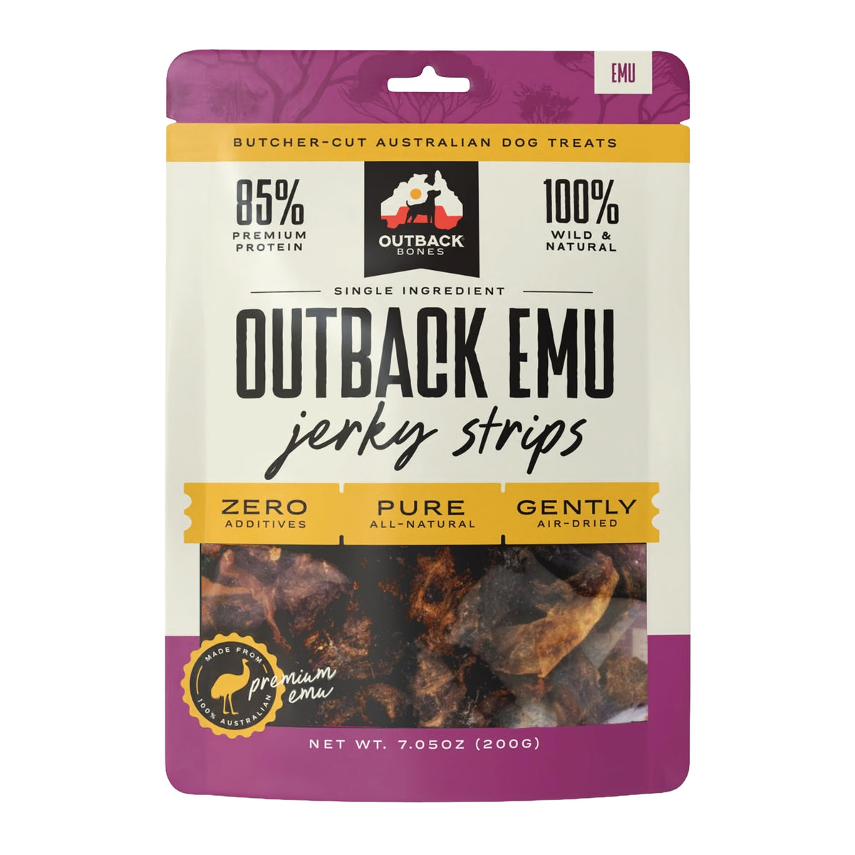 Outback Emu Jerky Strips