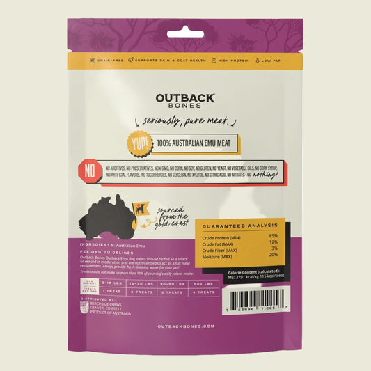 Outback Emu Jerky Strips