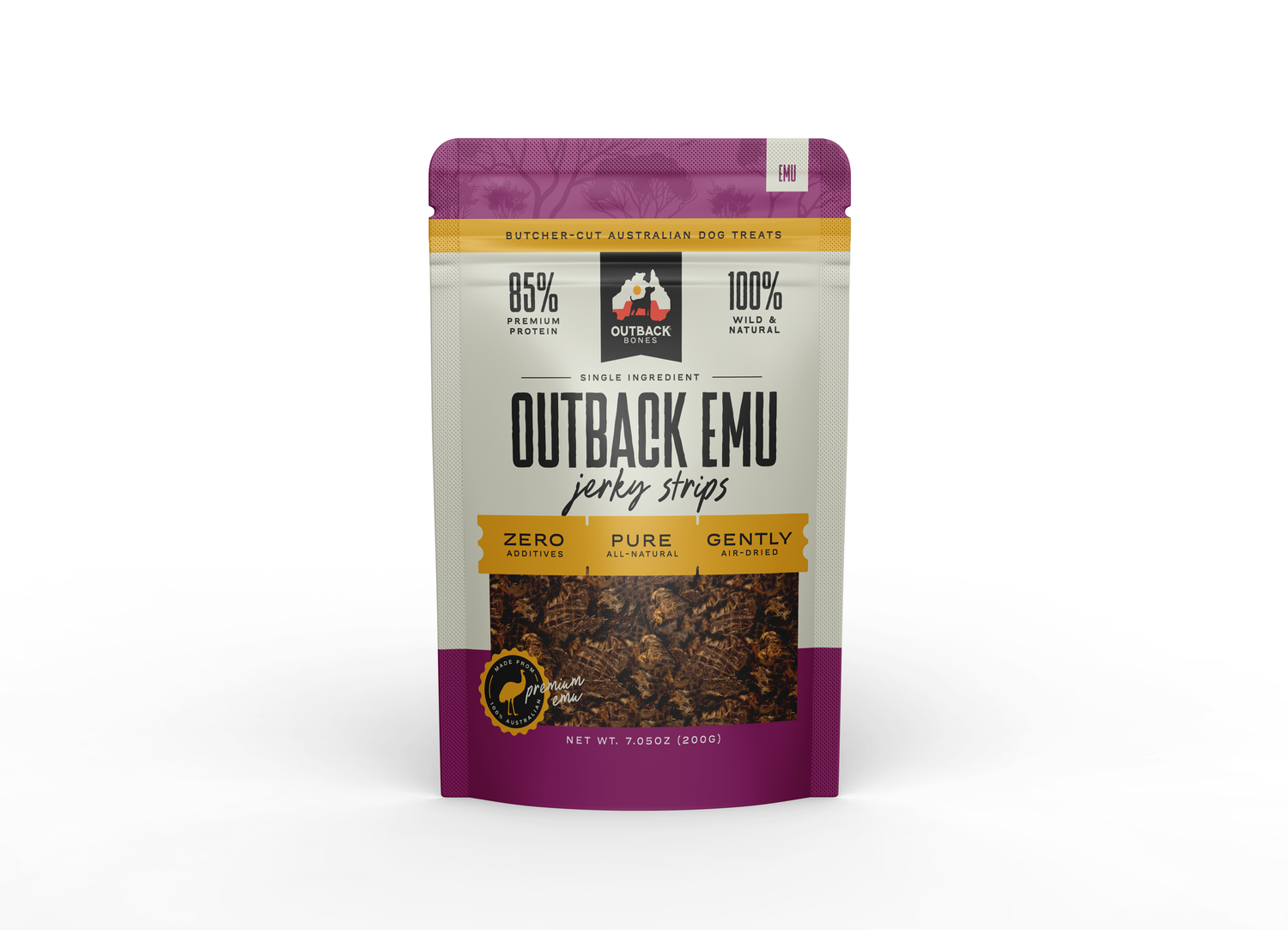 Emu Jerky Strips